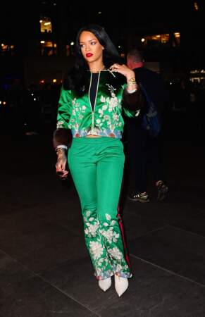 Rihanna adepte du vert dans la vie de tous les jours 