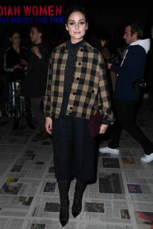 Fashion Week - Olivia Palermo au défilé Dior automne-hiver 2020/2021