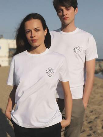T-shirt solidaire unisexe, Figaret x Quentin Monge, 55€