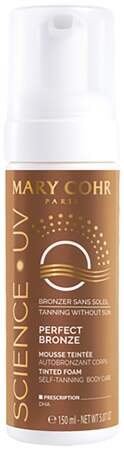 Perfect Bronze mousse teintée, Mary Cohr, 29€