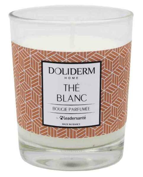 Bougie Parfumée Thé Blanc. 100 gr, 4,90 €, Doliderm.