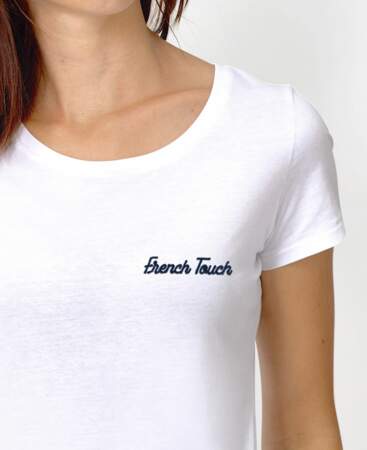 T-shirt brodé "French Touch", Madame T-shirt, 28.80€