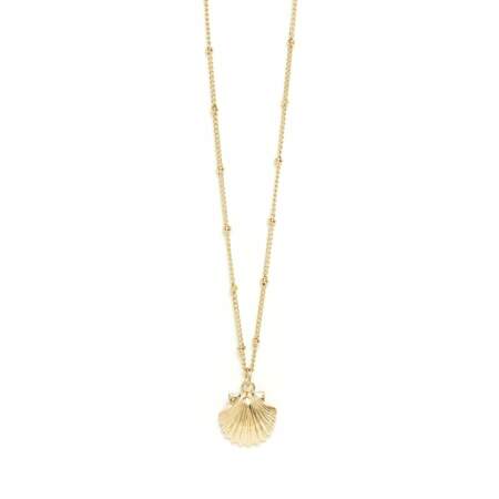 Collier Nérée Or Coquillage, Monsieur Simone, 69€
