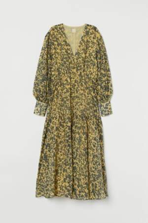 Robe longue en lyocell mélangé, H&M, 24,99€