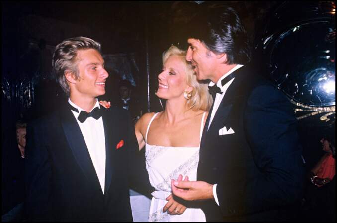 Avec Tony Scotti et sa mère en 1984