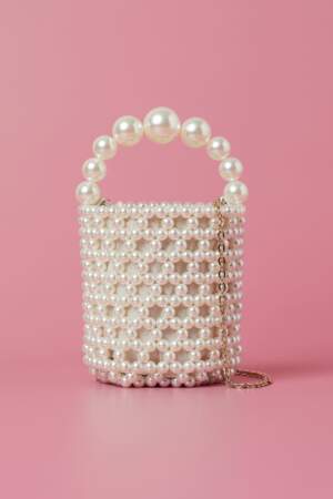 Sac seau avec perles fantaisie, H&M, 34,99€
