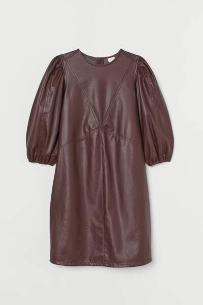 Robe en simili cuir, H&M, 29,99€