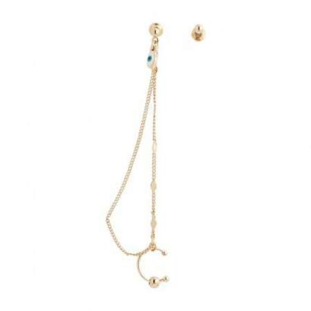  Boucles d'oreilles pendantes studs et chaîne neo precious, Balaboosté, 7,90€