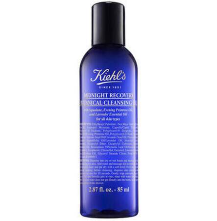 Midnight Recovery Botanical Cleansing Oil, Kiehl's, 14€ les 85ml