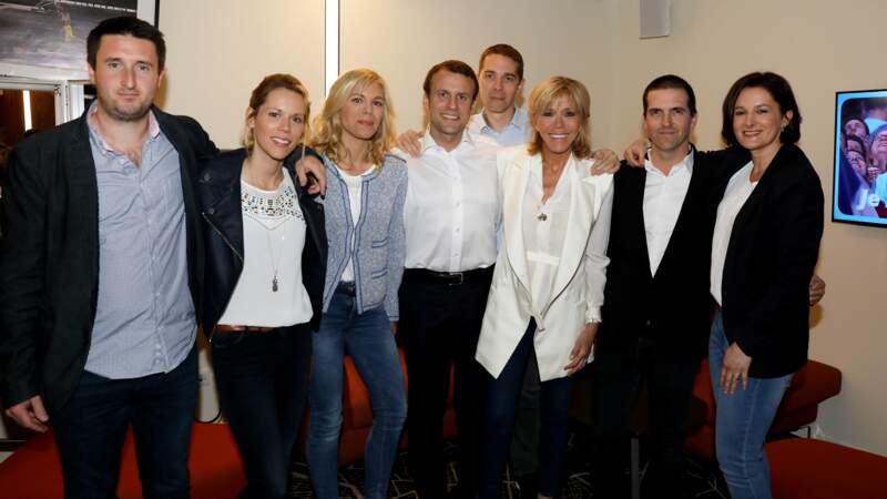 Emmanuel Macron et ses beaux-enfants