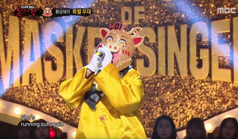 Ce cochon dans le Mask Singer coréen était...
