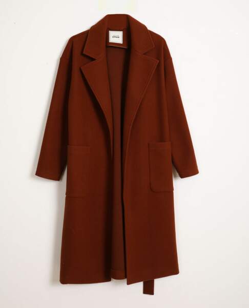 Manteau long à ceinture, Pimkie, 65,99€