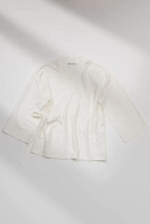 Haut de pyjama en coton, Zara, 39,95€