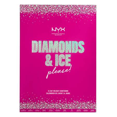 Calendrier de l'avent Diamonds & Ice, NYX Professional Makeup, 49,90€