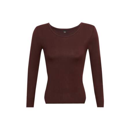Top seconde peau, collection Les Thermiques Well, 25 €