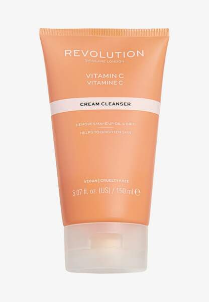 Nettoyant pour le visage à la vitamine C, Revolution Skincare, 9,95€ les 150ml sur Zalando.fr