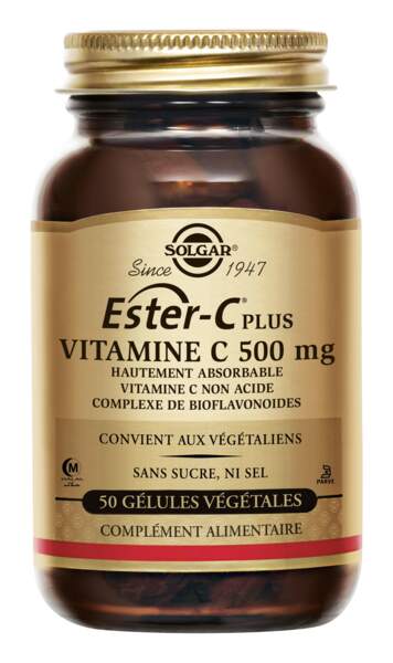 Ester-C plus Vitamine C 500mg, Solgar, 40€ les 50 comprimés