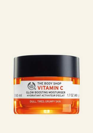 Hydratant Activateur D’Éclat Vitamine C, The Body Shop, 23€ les 50ml 