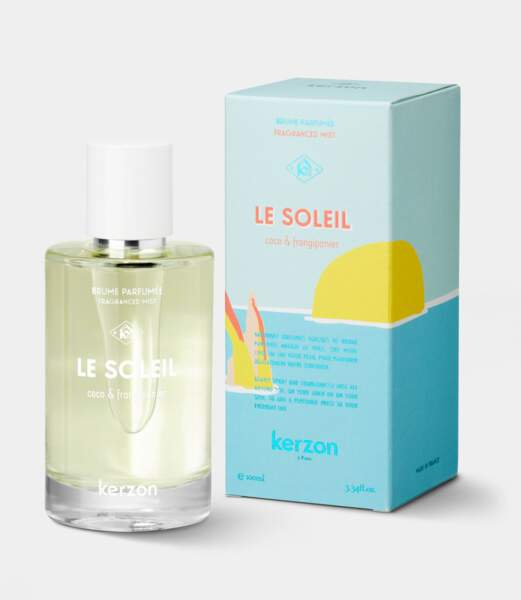 POISSON / Brume parfumée Le Soleil, Kerzon, 34€ les 100ml