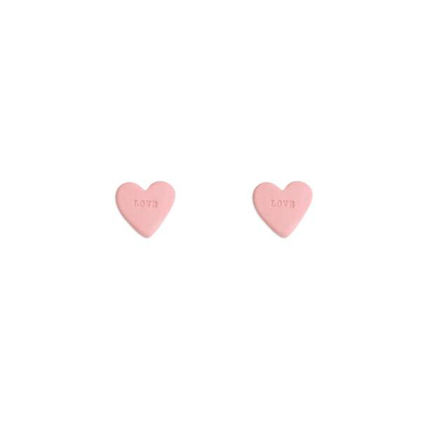 Boucles d'oreilles en porcelaine Pink Candy Heart, Designer Box, 40€