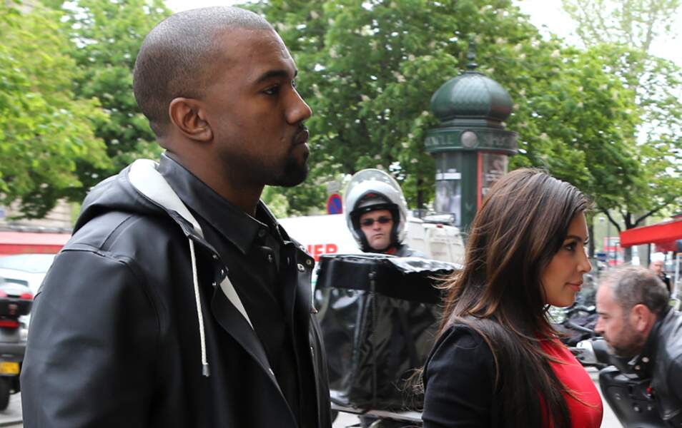 Kanye West et Kim Kardashian 