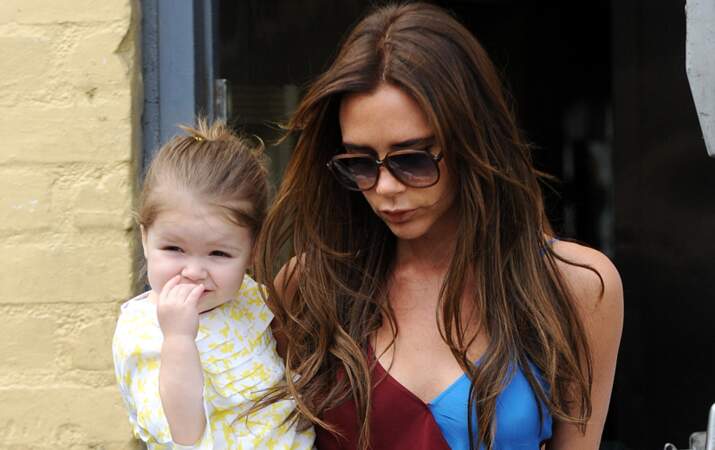 Victoria Beckham avec sa fille Harper