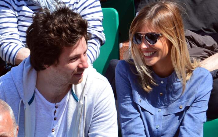 Alexandra Rosenfeld et Jean Imbert assistent au match Tsonga-Federer à Roland-Garros