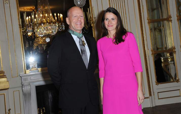Bruce Willis et Aurélie Filippetti