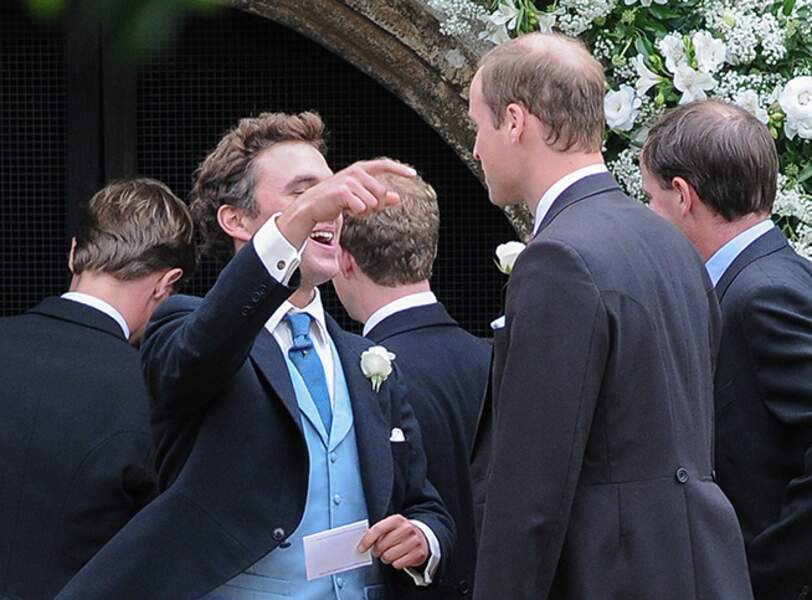 Prince William au mariage d'un ami