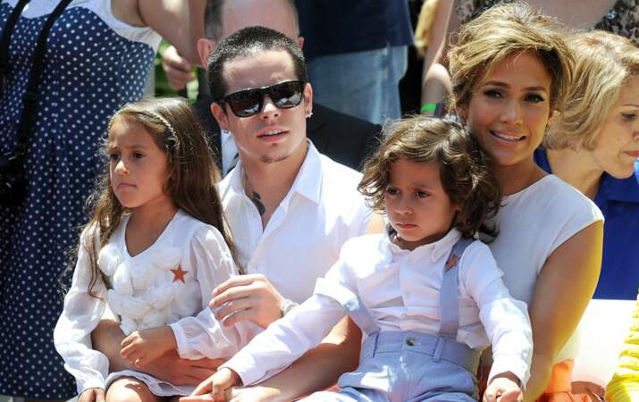 Casper Smart, Jennifer Lopez et ses enfants, Max et Emme 