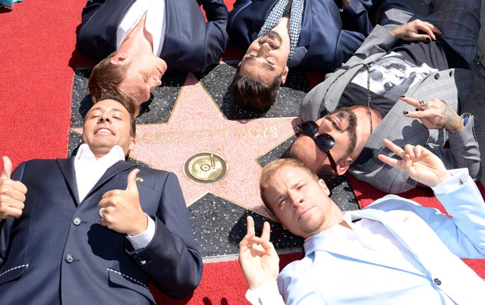 Les Backstreet Boys ont inauguré leur étoile sur le Walk of Fame