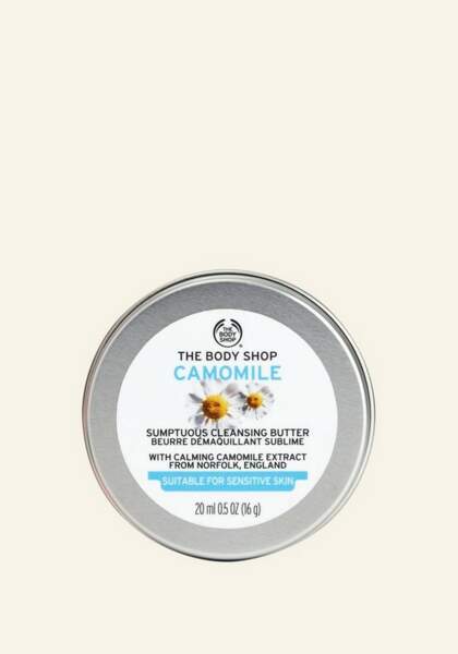 SHOPPING Baume démaquillant sublime camomille, The Body Shop, 5€ les 20ml 