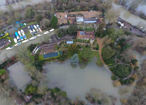 Celebrity Homes Flooded Gardens - England