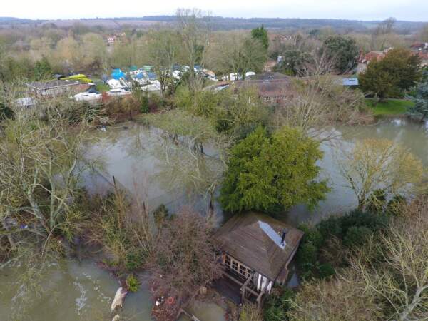 Celebrity Homes Flooded Gardens - England