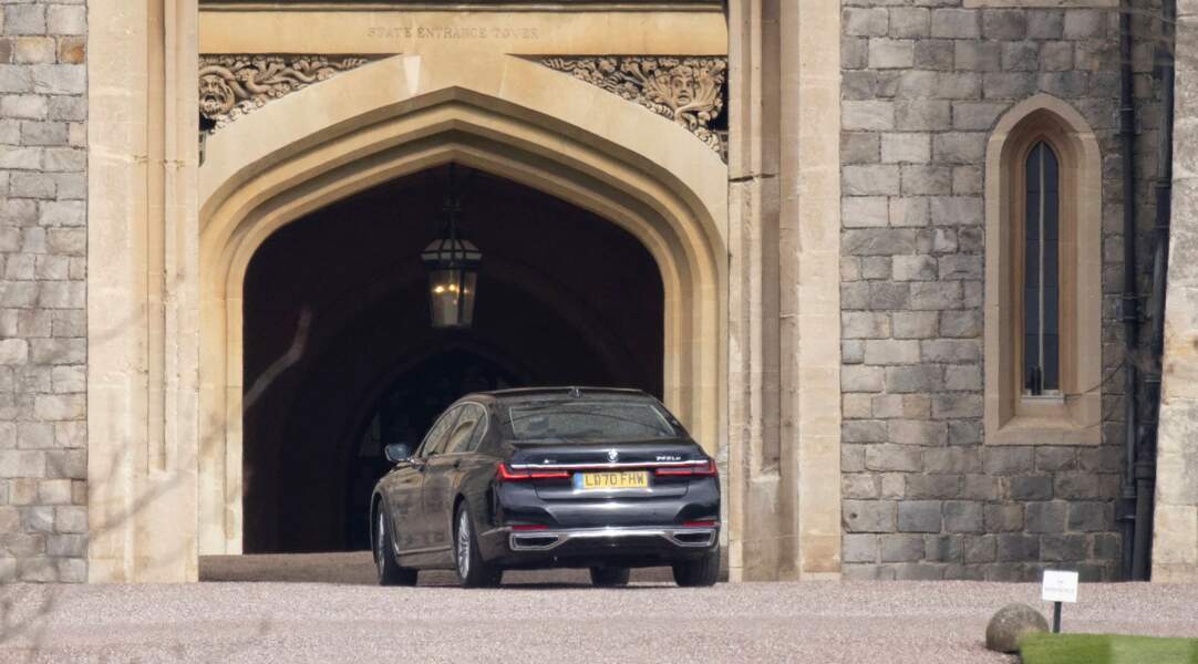 Prince Philip arrive à Windsor