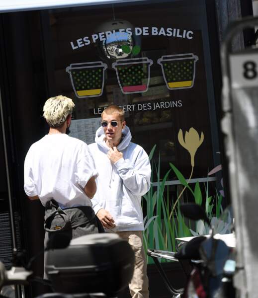 Justin Bieber et Hailey Bieber de passage à Paris ce lundi 21 juin