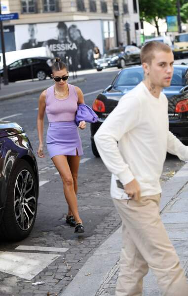 Justin Bieber et Hailey Bieber de passage à Paris ce lundi 21 juin