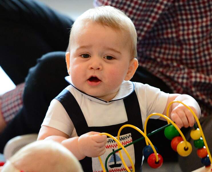 Le prince George le 9 avril 2014 en Nouvelle-Zélande