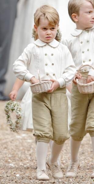 Le 20 mai 2017, le prince George est enfant d'honneur au mariage de Pippa Middleton et James Matthews