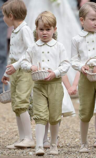 Le 20 mai 2017, le prince George est enfant d'honneur au mariage de Pippa Middleton et James Matthews