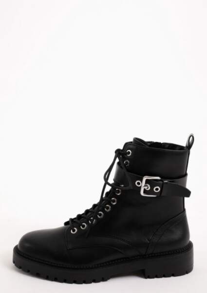 Boots en similicuir noir, Pimkie, 35,99 € 