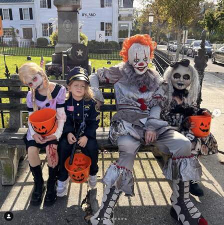 Halloween 2021 : Jade Lagardère et ses enfants