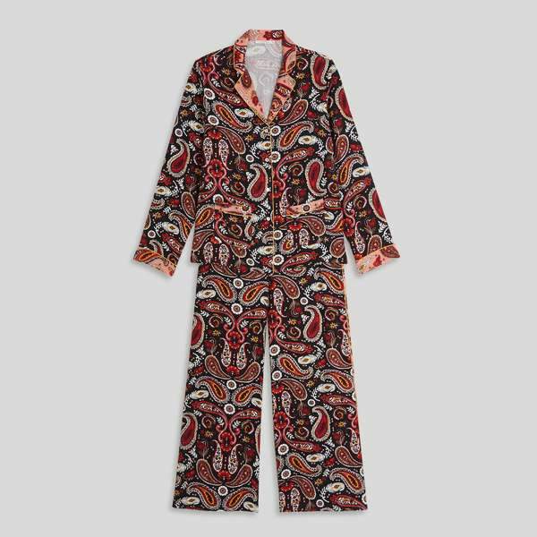 Pyjama imprimé en viscose ecovero, Monoprix, 45,99€