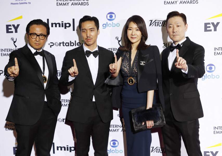 Sunyoung Lee et Minseok Jeong 
 49th International Emmy Awards in New York
