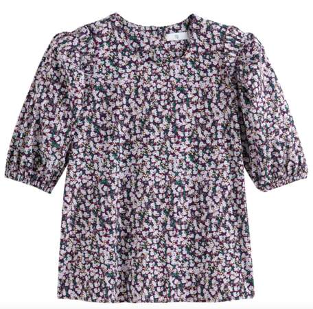 Blouse col rond manches courtes, La Redoute Collections, 20,99 euros