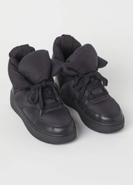 Sneakers chaudement doublées H&M, 34,99 euros