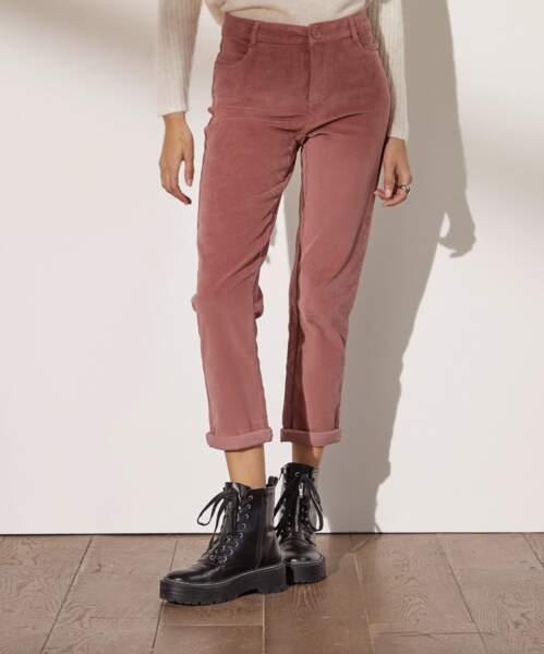 Pantalon en velours côtelé Louna Etam, 39,99 euros