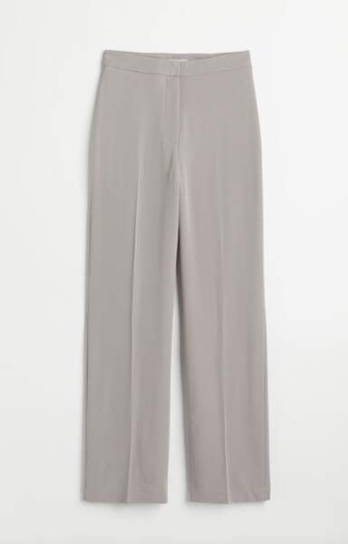 Pantalon ample grège clair H&m, 34,99 euros