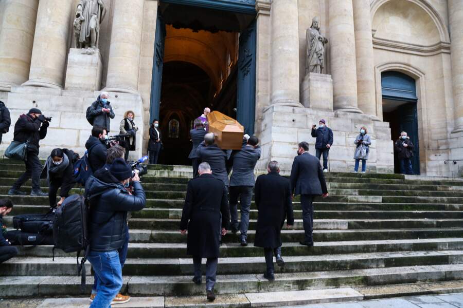 Obsèques de Jean-Jacques Beineix à l’église Saint-Roch, à Paris, le 20 janvier 2022