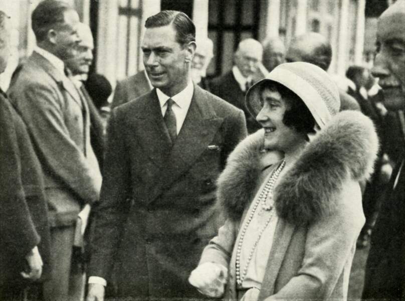 George VI et son épouse. 
